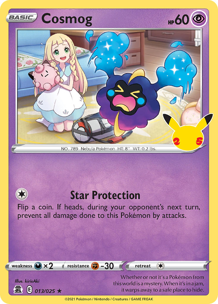 Cosmog (CEL 13/25) - Celebrations | International Cardex | Card Cosmog (CEL 13/25) - Celebrations | International Cardex | Card