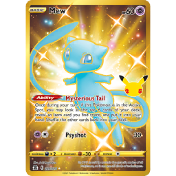 Mew (CEL 25/25) - Celebrations | International Cardex | Card