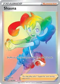 サナ THE BEST OF XY 185/171 Shauna XY 185/171 2017 Trainer's Card The Best Of XY 185