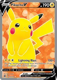 Pikachu V (LOR TG016/196) - Sword & Shield - Lost Origin