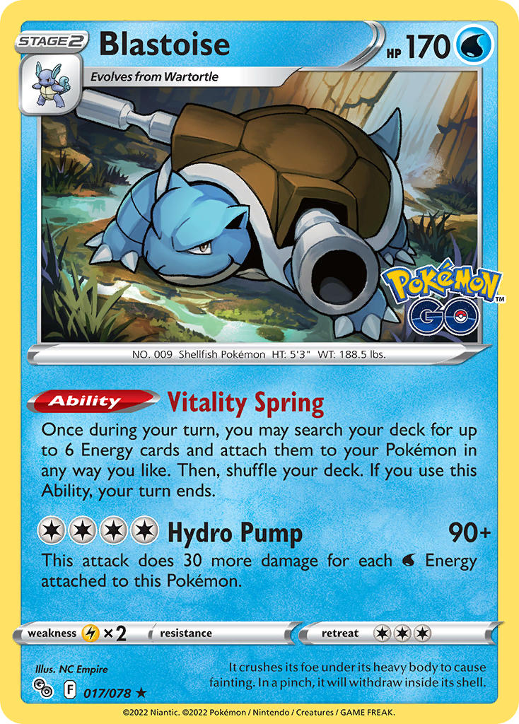 カメックス (PGO 17/78) - Pokémon TCG: Pokémon GO