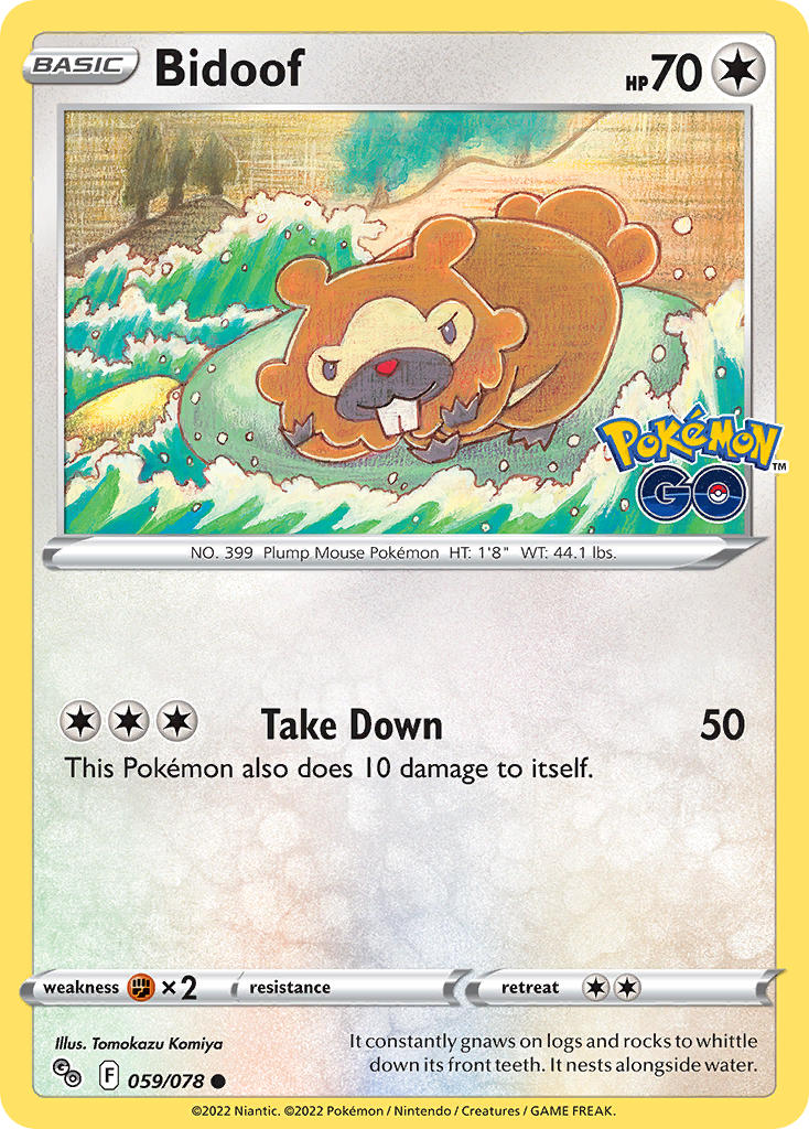 ビッパ (PGO 59/78) - Pokémon TCG: Pokémon GO