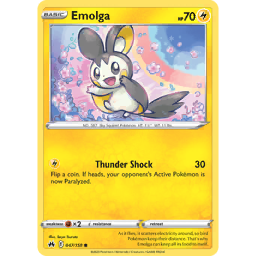 arcanine pokemon card Emolga Attack 1 Emolga (A4 72/161) - Wisdom