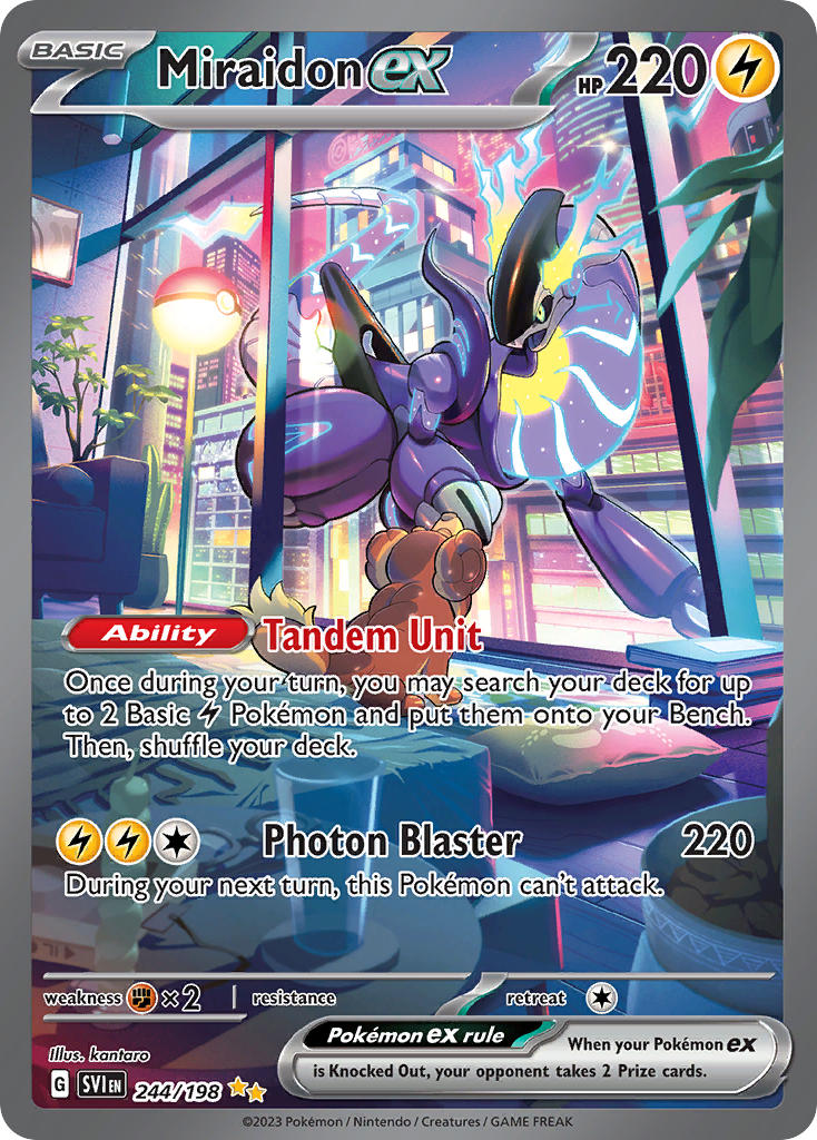 ミライドン ex (SVI 244/198) - Scarlet & Violet