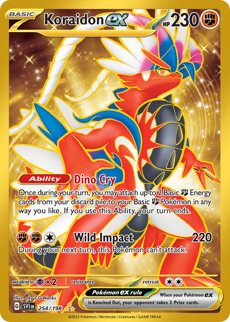 コライドン ex (SVI 254/198) - Scarlet & Violet