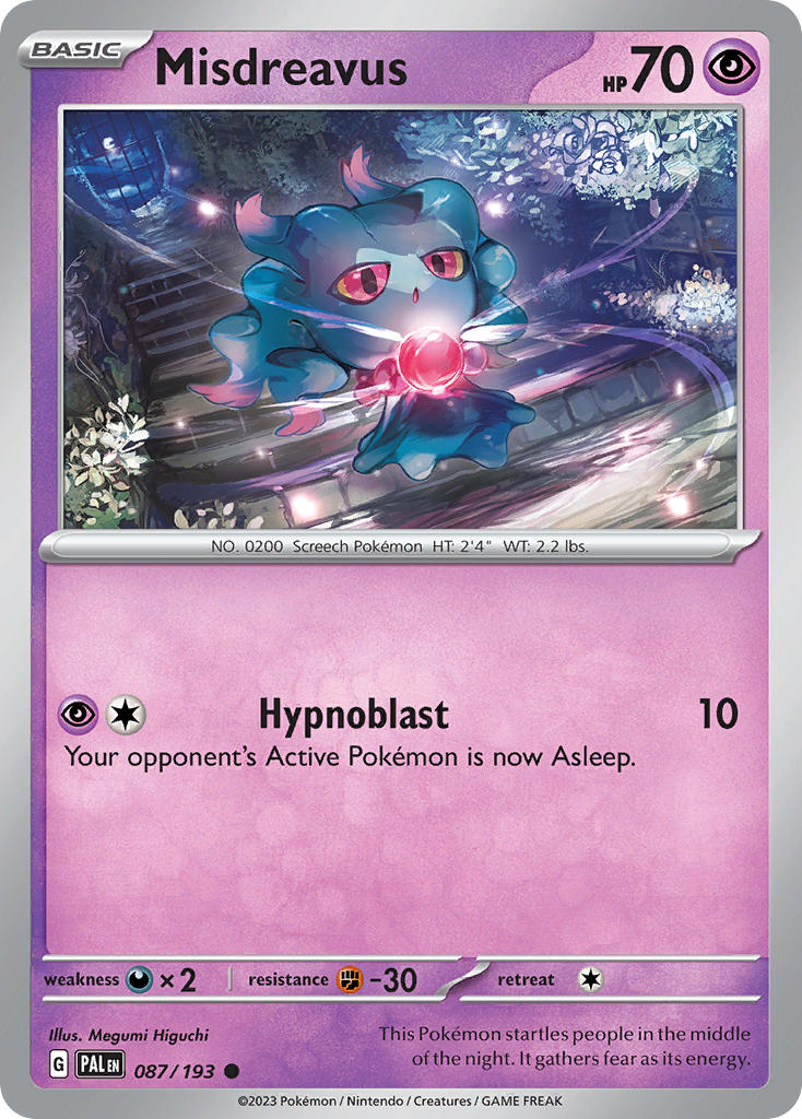 ポケモン - むー ムウマ (PAL 87/193) - Scarlet & Violet - Paldea Evolved