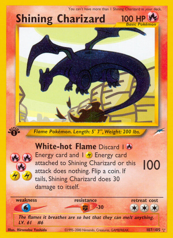 Shining Charizard (N4 107/105) - Neo Destiny | インターナショナル
