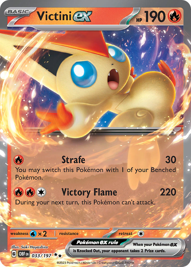 Victini ex (OBF 33/197) - Scarlet & Violet - Obsidian Flames