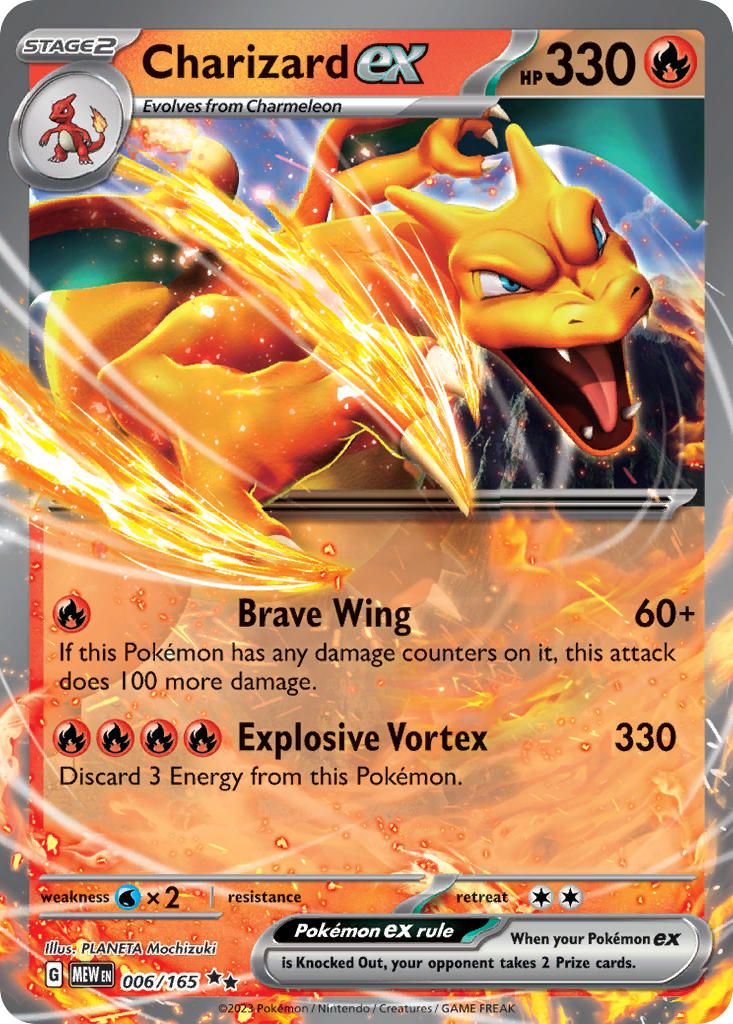 psa9 リザードンex ポケモン151 ポケモンカード151 RR】リザードンex 006/165 - マナソース