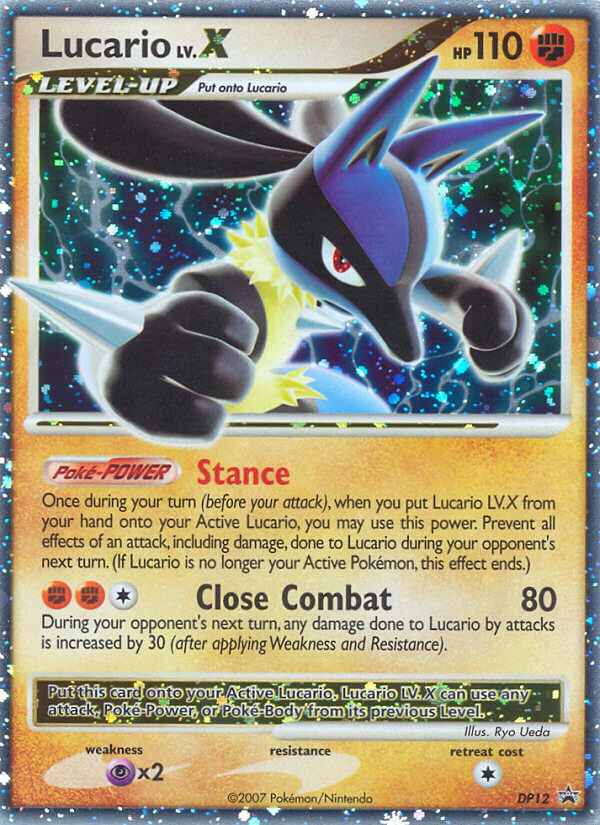 Lucario LV.X (DPP 12/56) - DP Black Star Promos | International