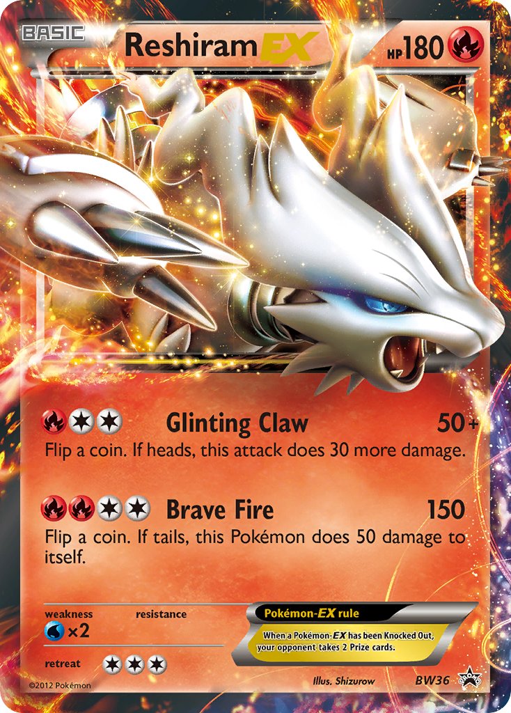 レシラム ex (BWP 36/101) - BW Black Star Promos
