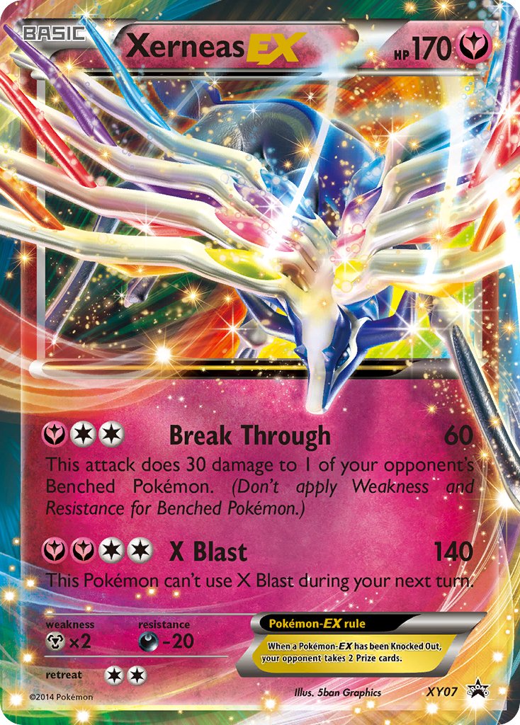 ポケモンカード スター レジェンド EX Xerneas (Active Mode) ex (XYP 7/211) - XY Black Star Promos