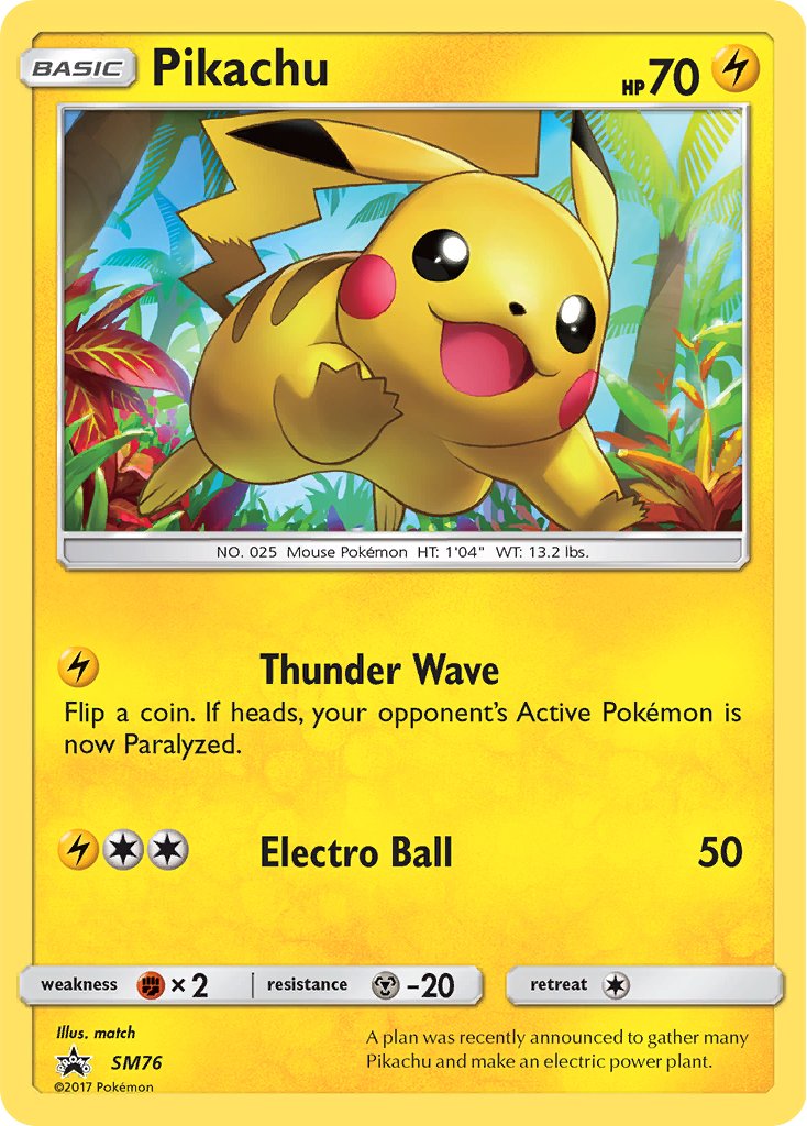 ピカチュウ (SMP 76/248) - SM Black Star Promos