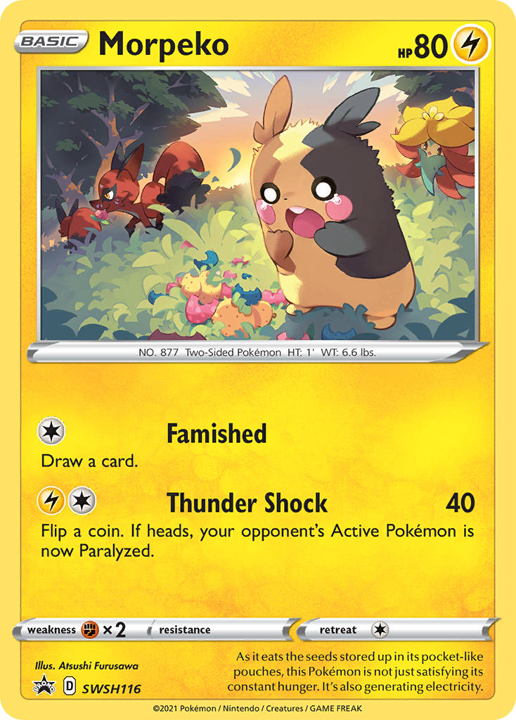 Morpeko (Full Belly Mode) (SSP 116/307) - SWSH Black Star