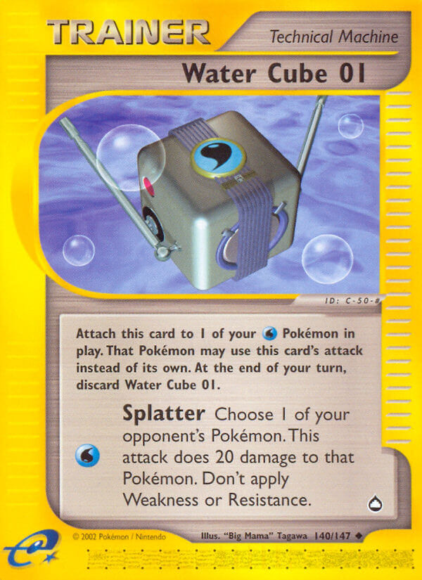 Water Cube 01 (AQ 140/147) - Aquapolis | International Cardex | Card  Database + Card Tracker + Pack Opening Sim + Deck Builder | Pokos