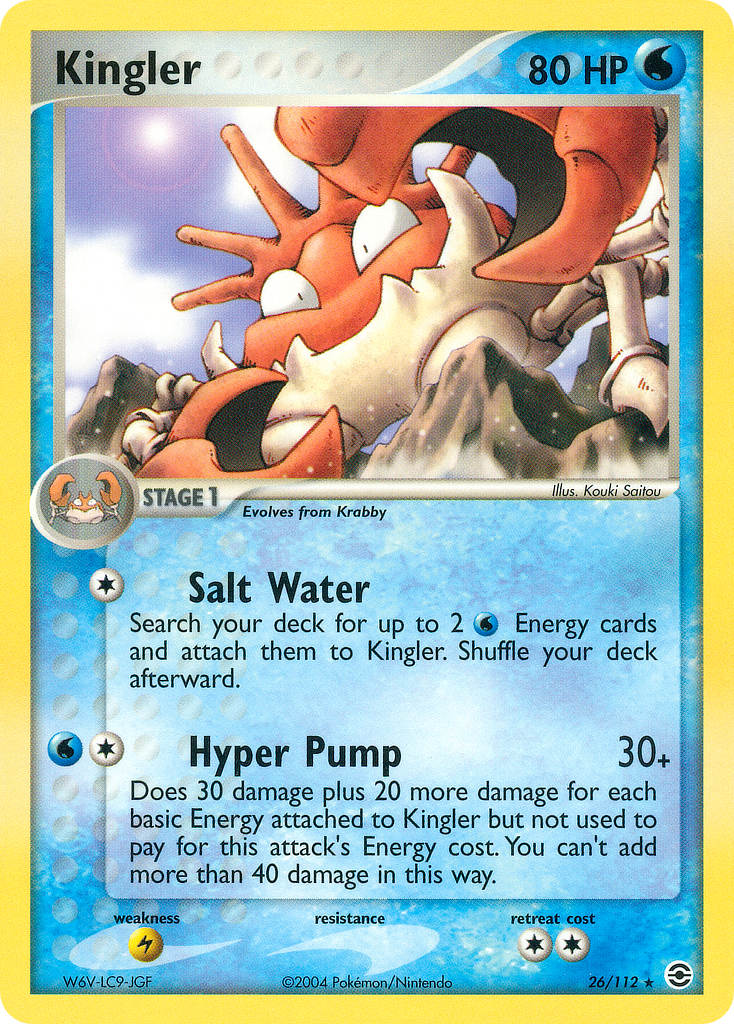 キングラー (FL 26/112) - EX FireRed & LeafGreen
