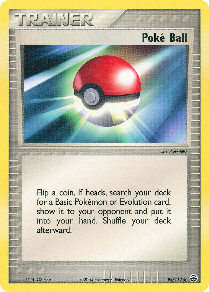 ポケモンカードゲーム英語版（IR、SIR、EX, Pokeball） Poké Ball (FL 95/112) - EX FireRed & LeafGreen
