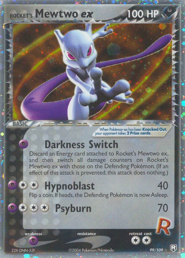 ポケモンカードゲーム 2025 POKEMON SV 10 JP ROCKET'S MEWTWO ex Rocket's Mewtwo ex sv10 039/098 RR Holo Japanese Pokémon
