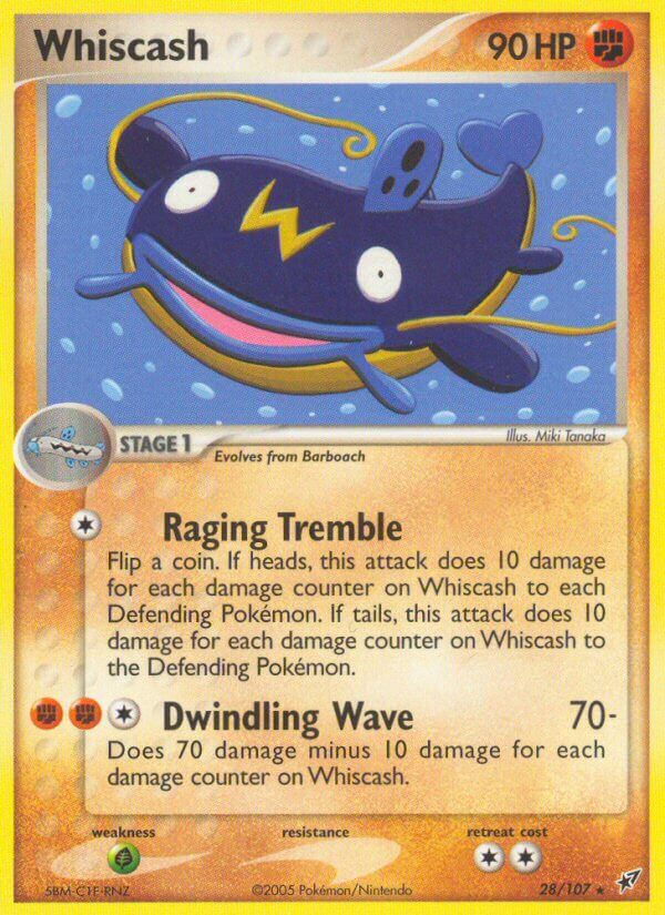 Whiscash (DX 28/107) - EX Deoxys | International Cardex | Card Database +  Card Tracker + Pack Opening Sim + Deck Builder | Pokos