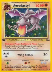 Aerodactyl (FO 16/62) - Fossil | International Cardex | Card