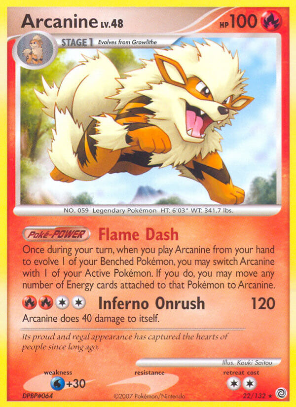 Arcanine (SW 22/132) - Diamond & Pearl - Secret Wonders