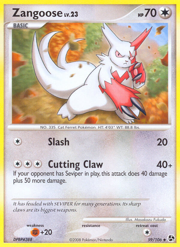 Zangoose (GE 59/106) - Diamond & Pearl - Great Encounters