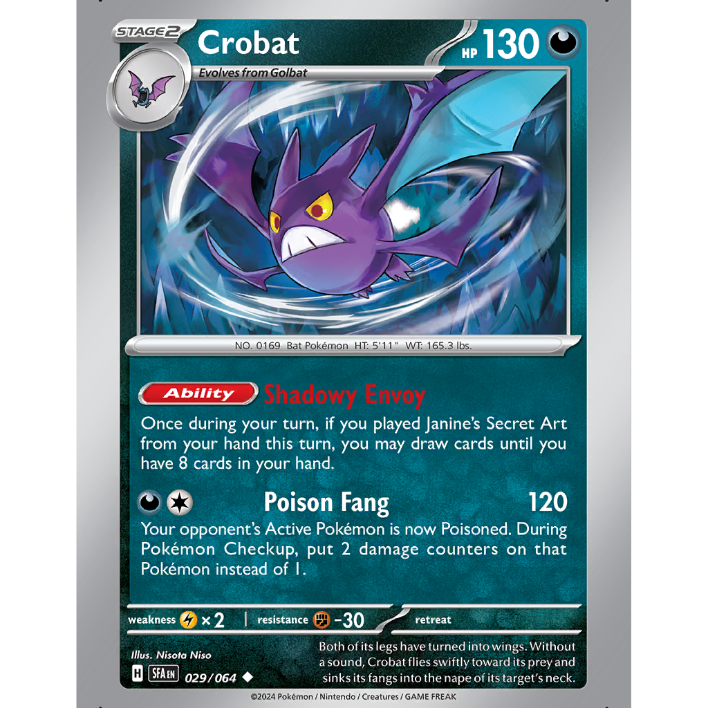 Crobat (SFA 29/64) - Shrouded Fable | International Cardex