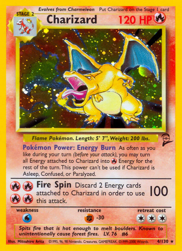 リザードン baseset2 charizard 英語版 4/130 リザードン baseset2 charizard 英語版 4/130 - メルカリ