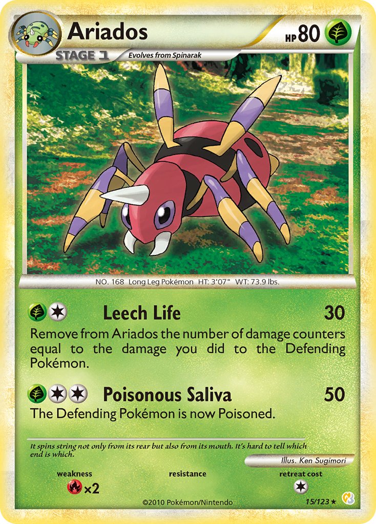 アリアドス (HS 15/123) - HeartGold & SoulSilver