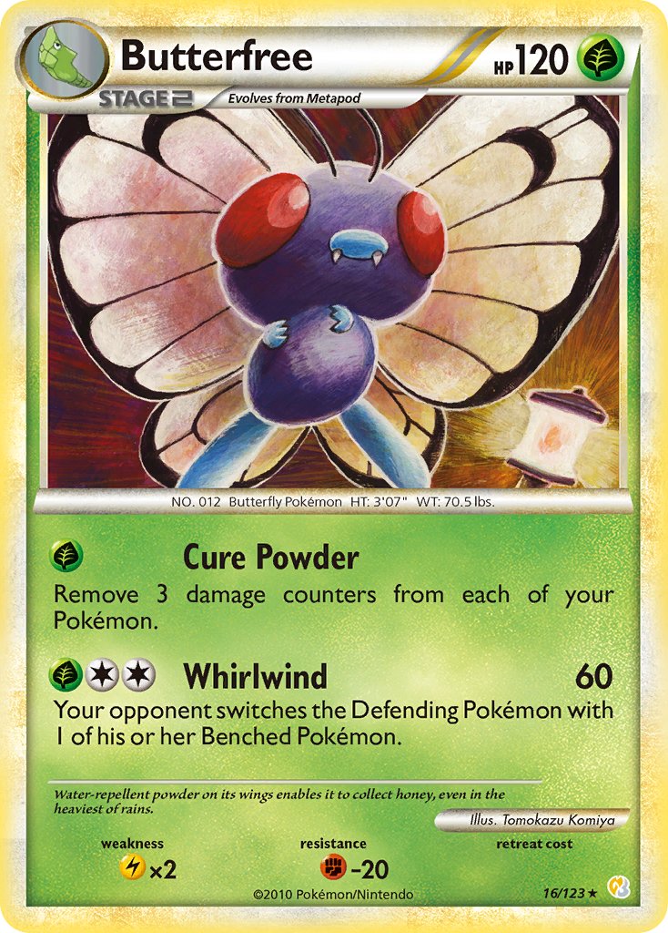 バタフリー (HS 16/123) - HeartGold & SoulSilver