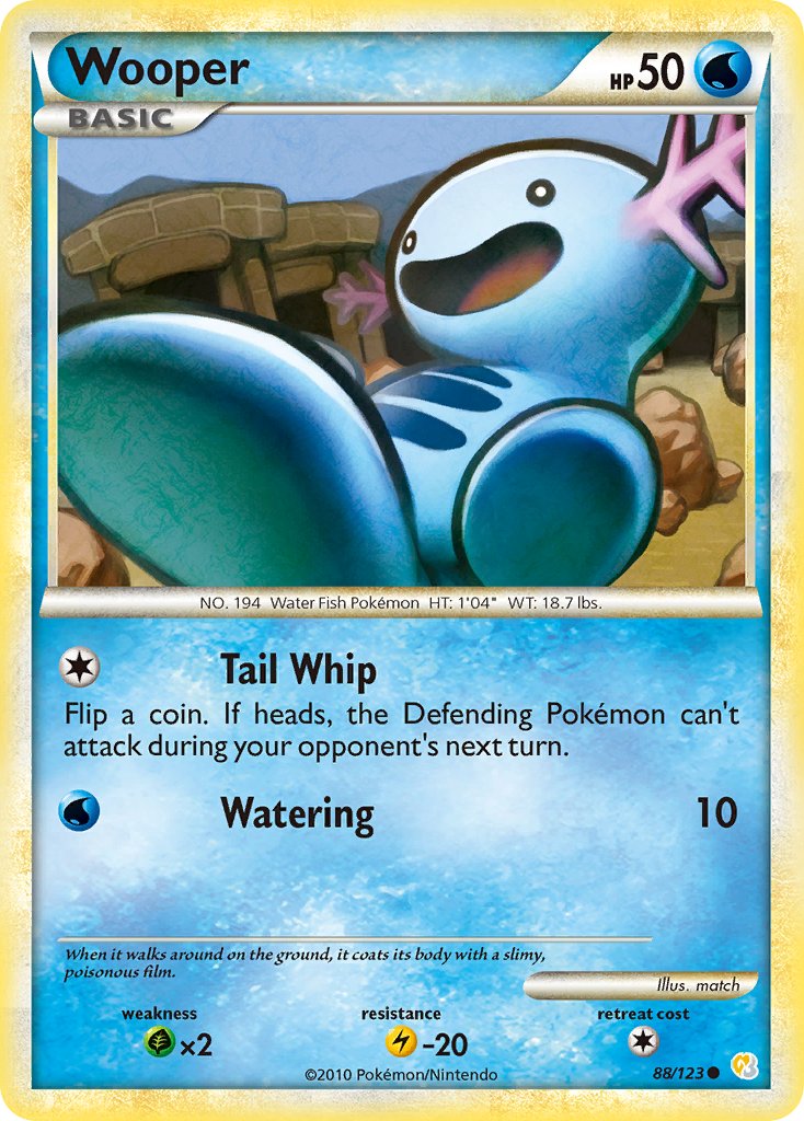 Wooper (HS 88/123) - HeartGold & SoulSilver | インターナショナル