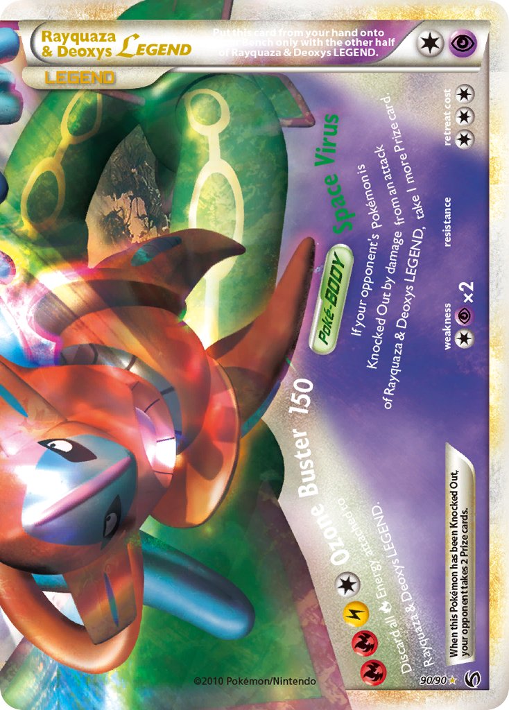 Rayquaza & DeoxysL (UD 90/90) - HS - Undaunted