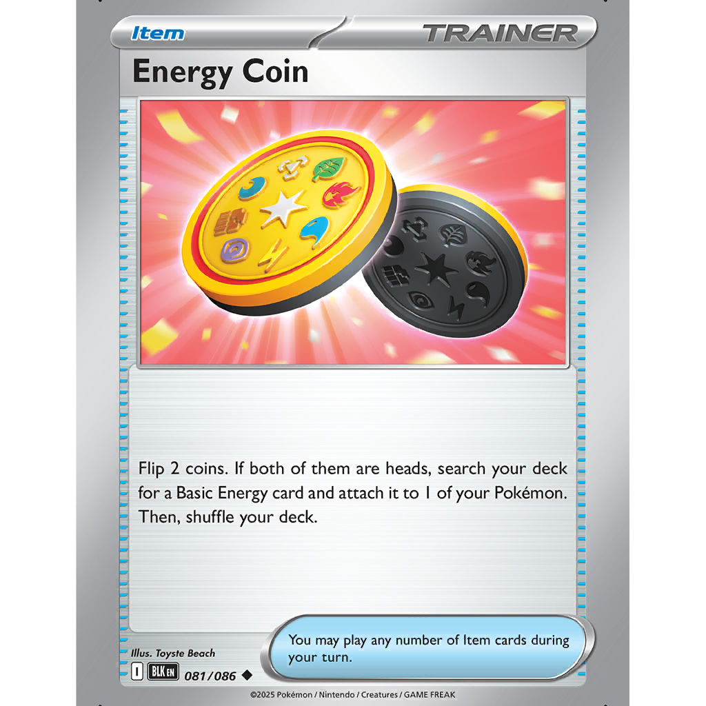 Energy Coin (BLK 81/86) - Black Bolt | International Cardex