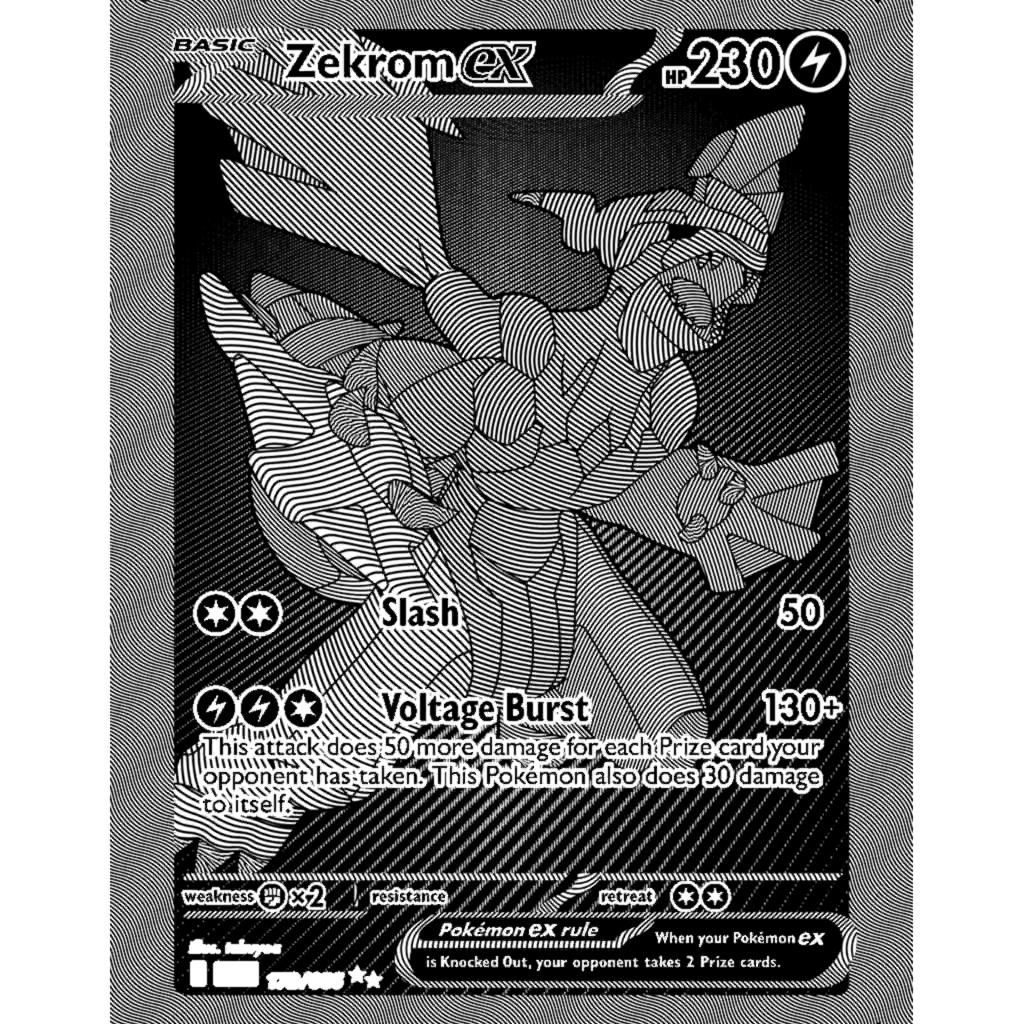 pokemon monochrome cards Zekrom ex (BLK 172/86) - Black Bolt | International Cardex | Card Database  + Card Tracker + Pack Opening Sim + Deck Builder