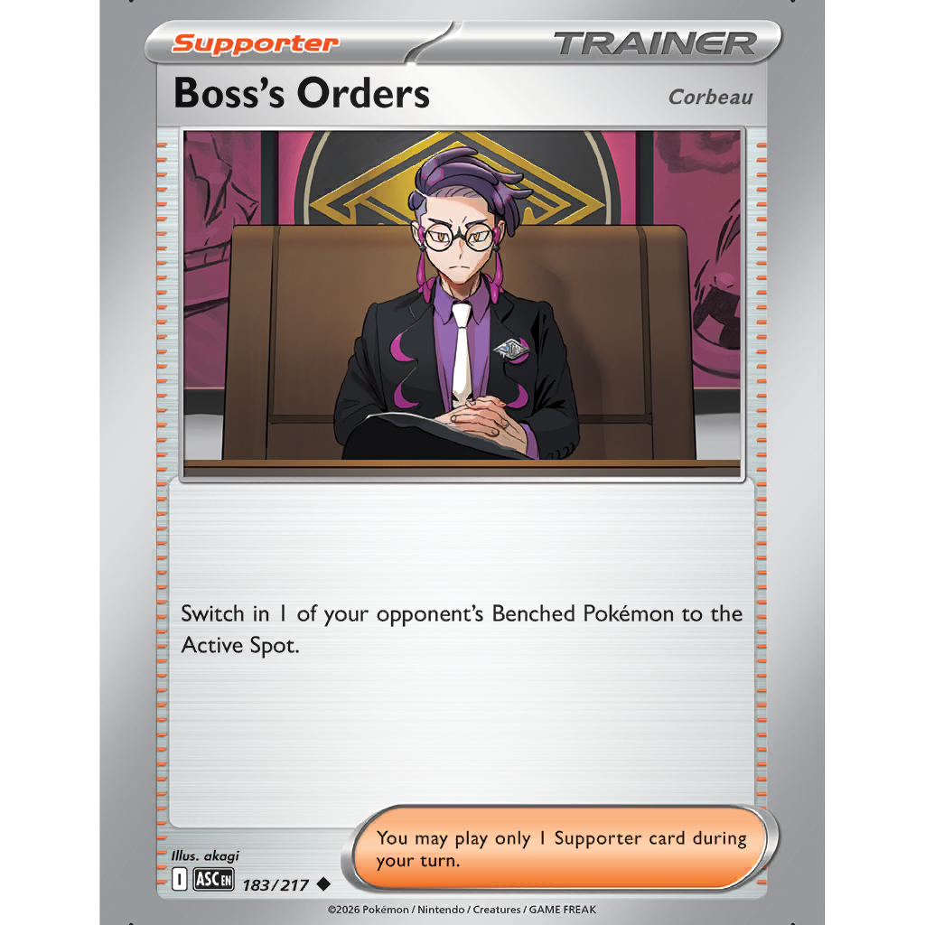 Boss's Orders (ASC 183/217) - Ascended Heroes | International