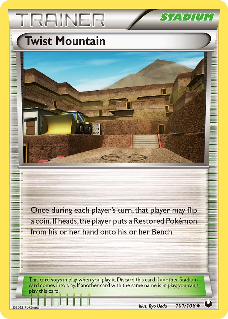 Twist Mountain (DEX 101/108) - Black & White - Dark Explorers