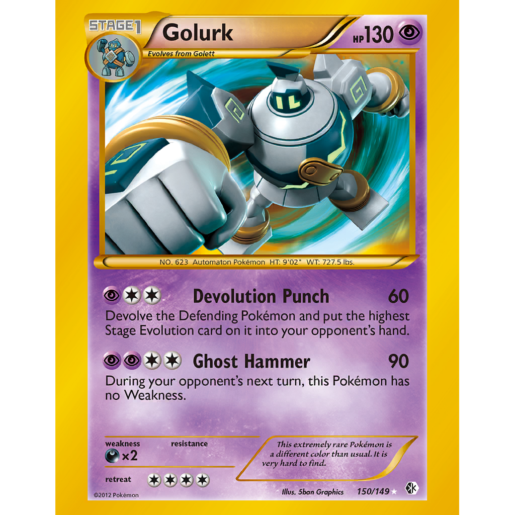Golurk (BCR 150/149) - Black & White - Boundaries Crossed
