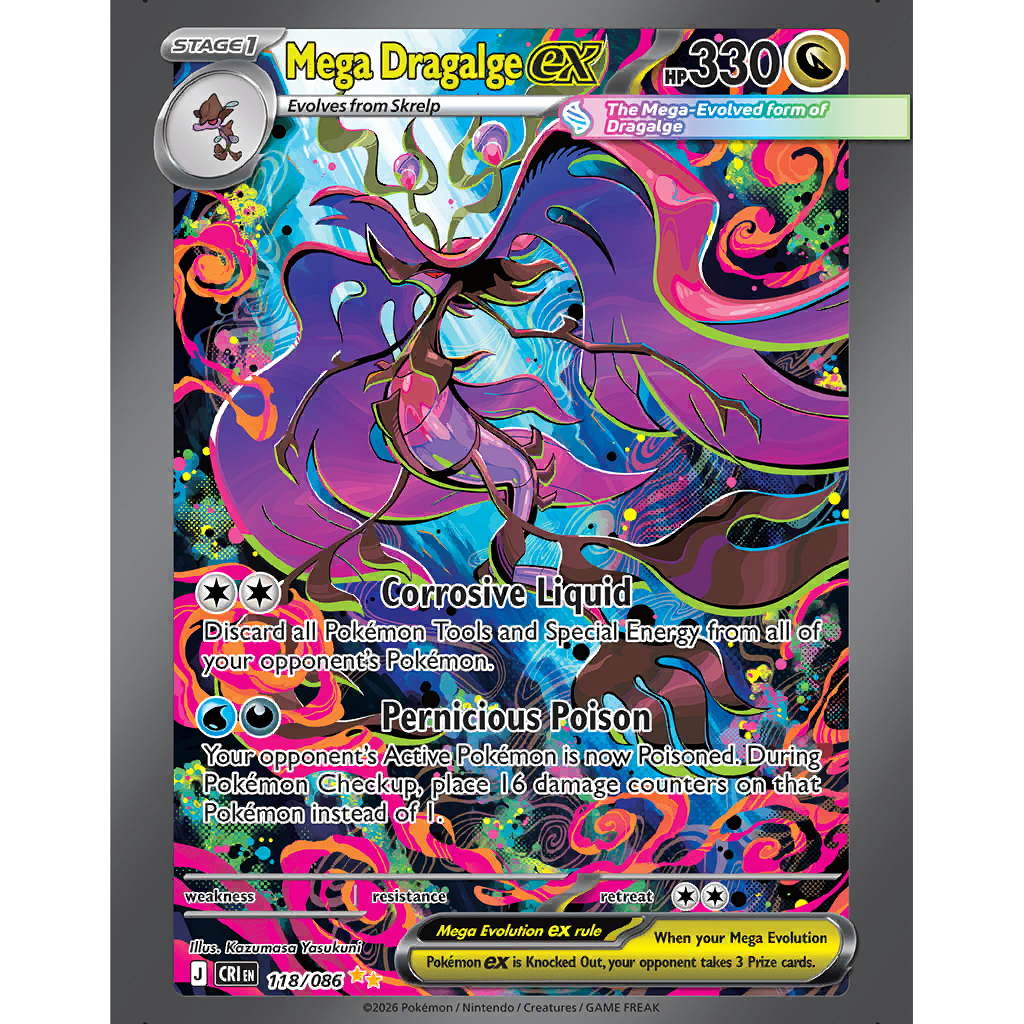 Mega Dragalge ex (CRI 118/86) - Chaos Rising | International