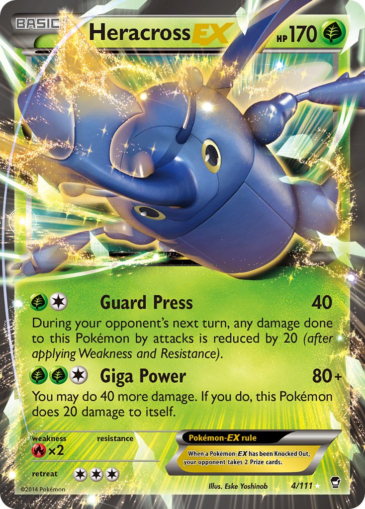 ヘラクロス ex (FFI 4/111) - XY - Furious Fists