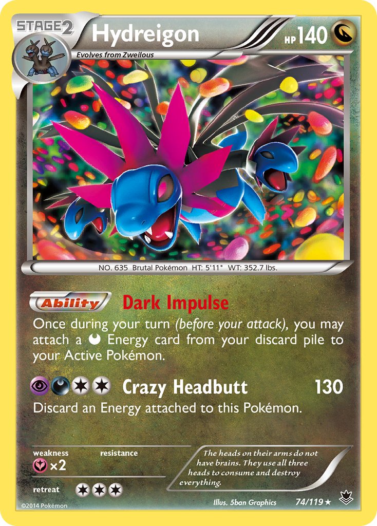hydreigon様ご確認ページ Pokemon Card - Hydreigon - XY11-Br 042/054 R Holo Japanese