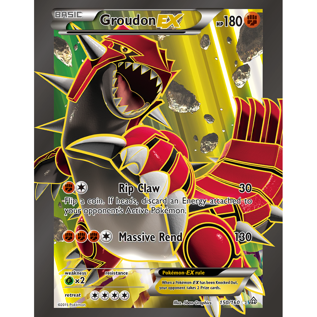 Groudon EX (PRC 150/160) - XY - Primal Clash | International