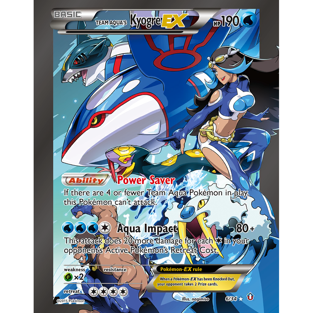 ポケモン - アクアス Pokemon X Y Double Crisis Single Card Rare Holo Team Aquas