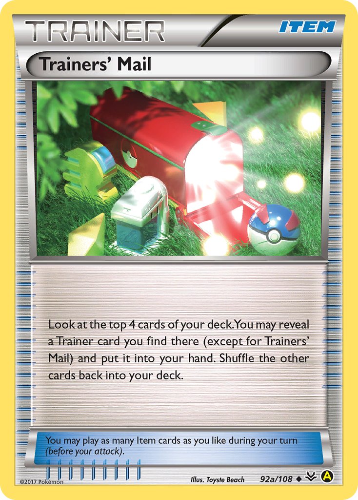 Trainers' Mail (ROS 92a/108) - XY - Roaring Skies | International