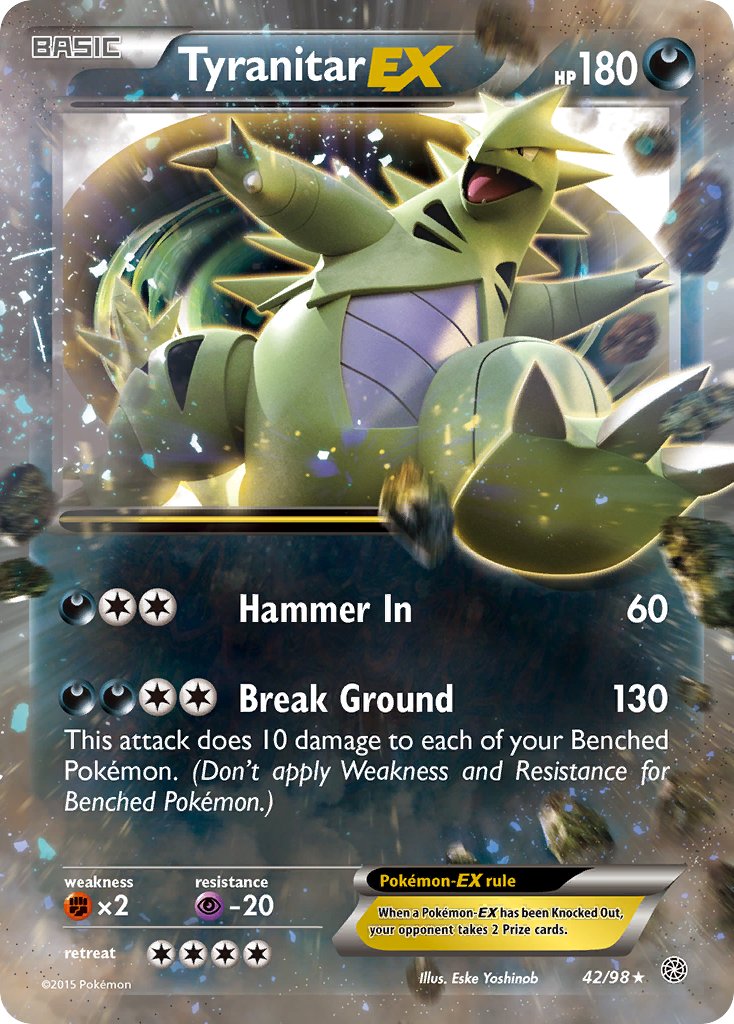 バンギラス ex (AOR 42/98) - XY - Ancient Origins