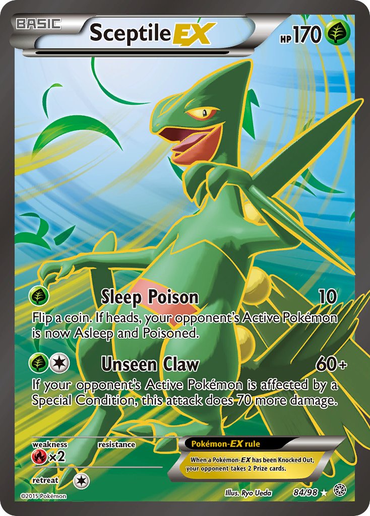 【PSA8】ジュカインEX 英語 84/98 Sceptile PSA8】ジュカインEX 英語 84/98 Sceptile
