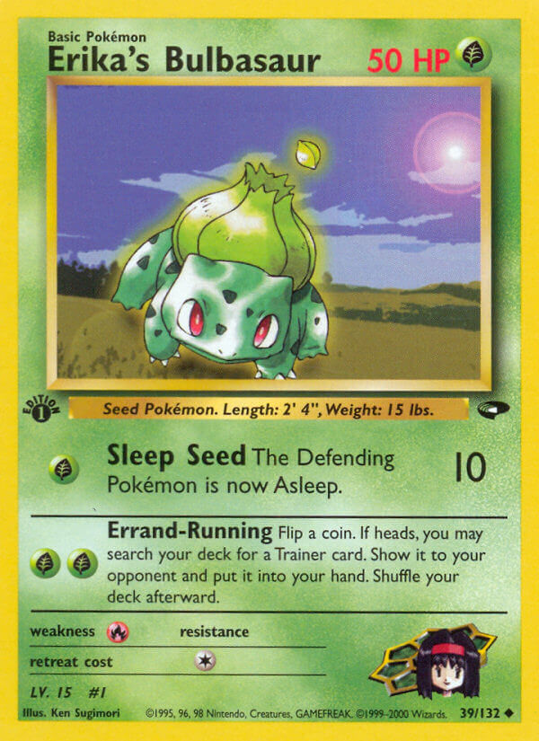 Erika's Bulbasaur (G2 39/132) - Gym Challanges