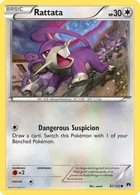 Rattata (BW6 46/59) - Freeze Bolt | Cardex japonês | Banco de