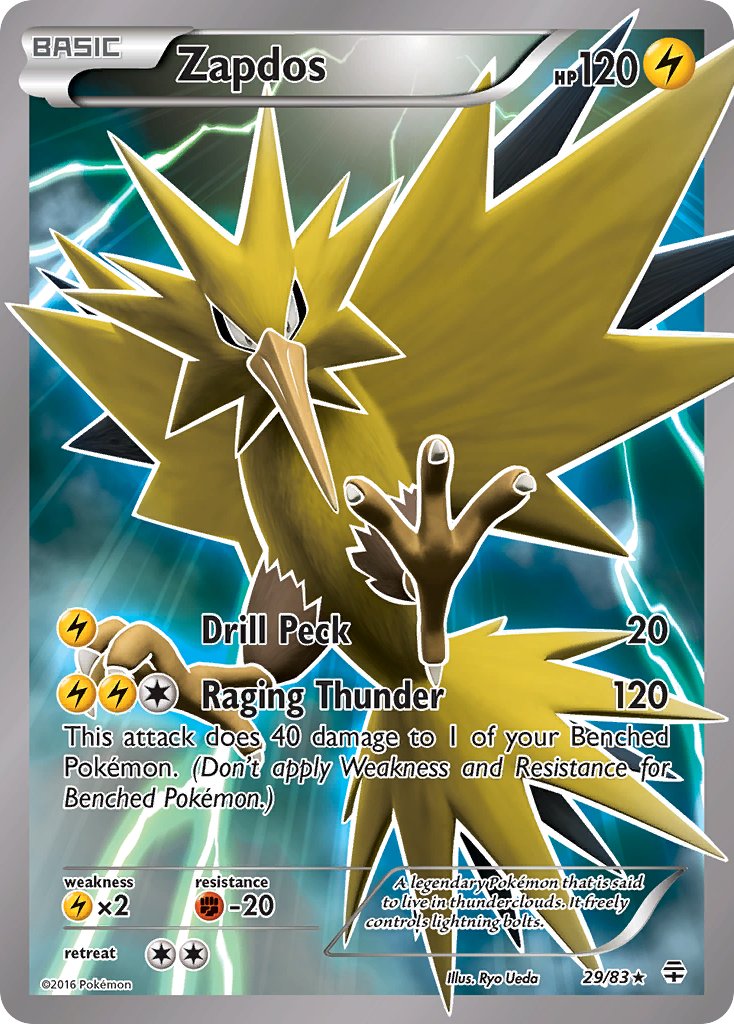 【ARS10】サンダー 2016 スターターパック/Zapdos サンダー (GEN 29/83) - Generations | インターナショナル