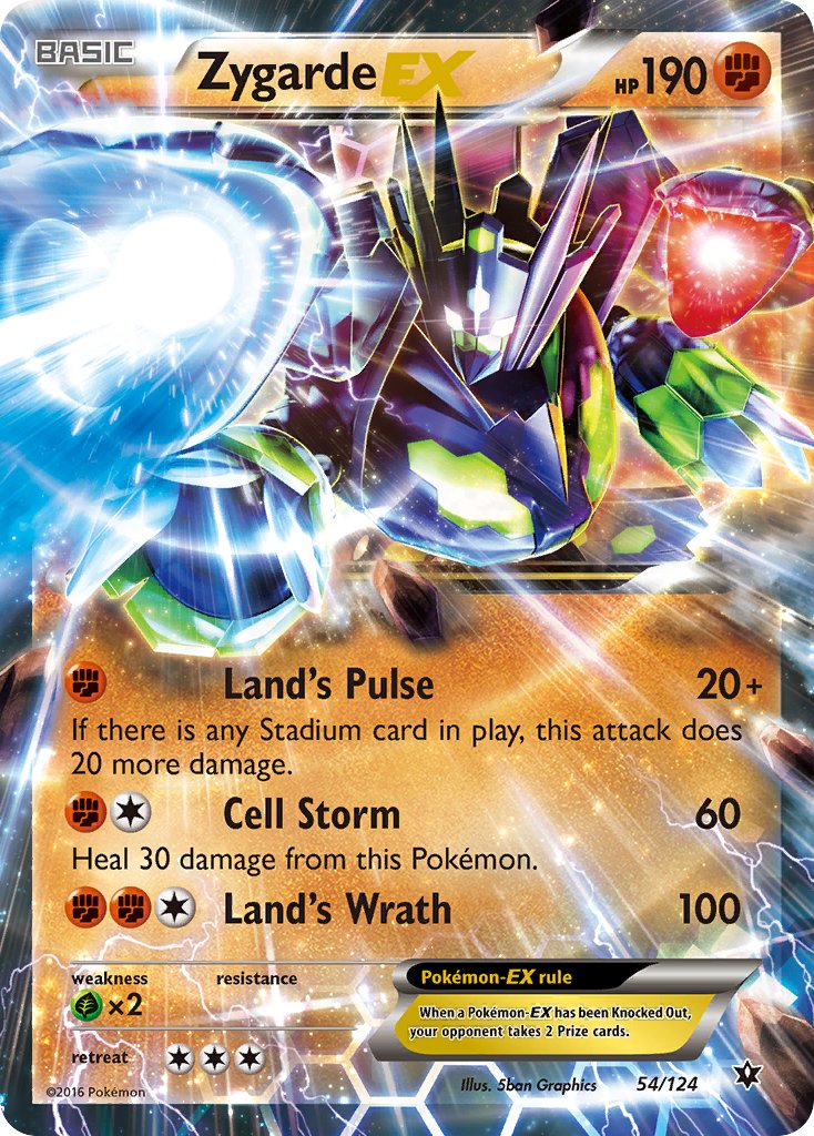 ポケモンカード　ジガルデ　ex xy psa9 PSA9鑑定済〕ジガルデEX(SR仕様)【-】{177/171}