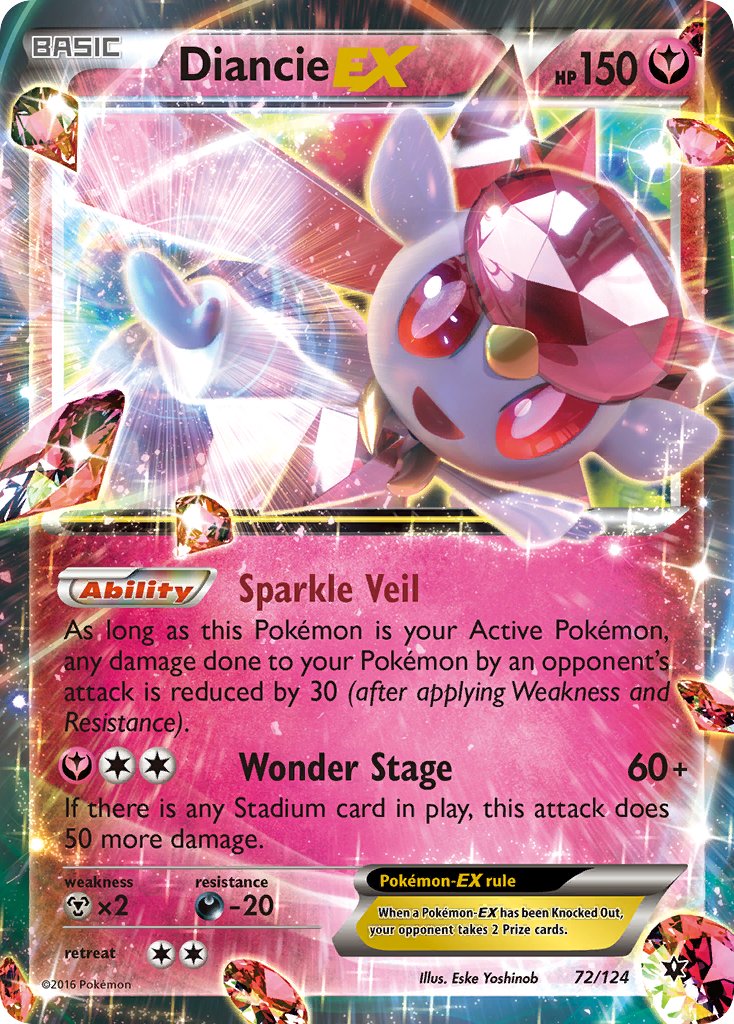 ディアンシー ex (FCO 72/124) - XY - Fates Collide